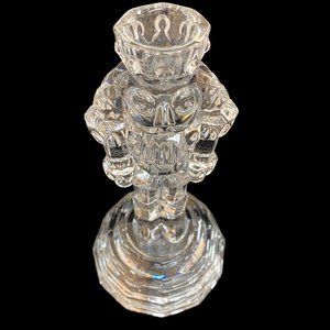 Nutcracker Taper Candle Holder 24% Lead Crystal {$14 when bundled}